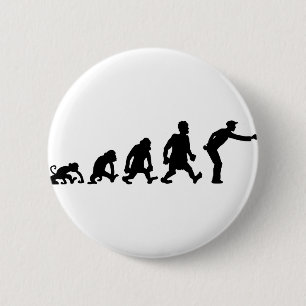 petanque 6 cm round badge