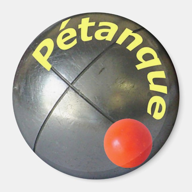 Petanque Boule Magnet (Front)
