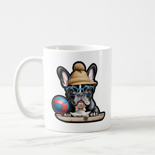 Pétanque Bulldog Bonjour [FUN!] - Coffee Mug (Left)