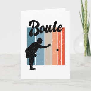 Petanque game card