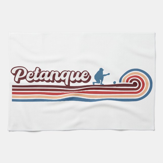 Petanque Gifts, Petanque Lover, Petanque Player  Tea Towel (Horizontal)