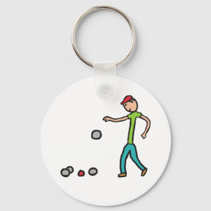 Petanque Key Ring