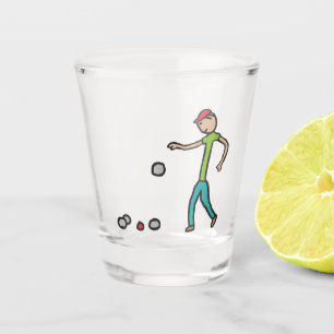 Petanque Shot Glass