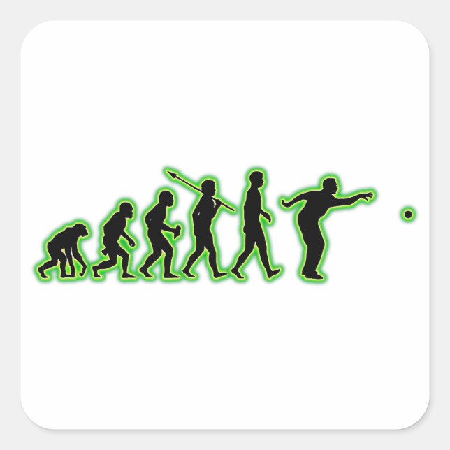 Petanque Square Sticker (Front)