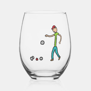 Petanque Stemless Wine Glass