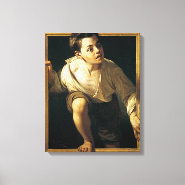 Pete Borrell del Caso: Escaping Criticism Canvas Print (Front)