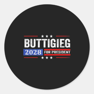 Pete For President 2028, Us Election Pete Buttigie Classic Round Sticker