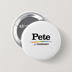 Pete for President 6 Cm Round Badge