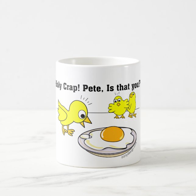 Pete, is that you? Egg Humour Magic Mug (Center)