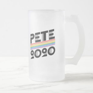 Pete Pride 2020 Frosted Glass Beer Mug