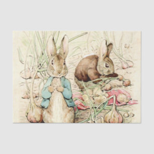 Peter and Benjamin Gather Onions by Beatrix Potter Tissue Paper