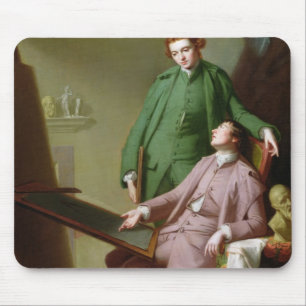 Peter and James Romney, 1766 (oil on canvas) Mouse Mat