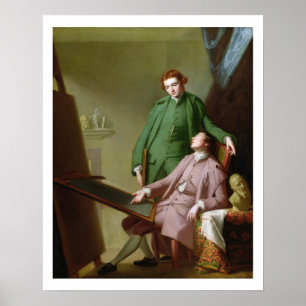 Peter and James Romney, 1766 (oil on canvas) Poster