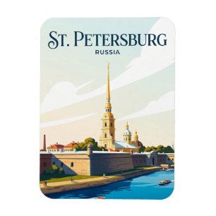 Peter and Paul Fortress Russia Magnet