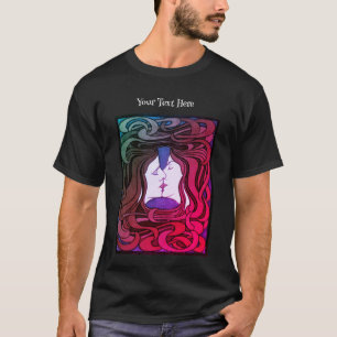 Peter Behrens Kiss Love Abstract Art Nouveau T-Shirt