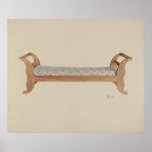 Peter C. Ustinoff Day Bed c. 1940 Poster