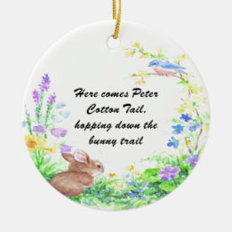 Peter Cotton Tail - Ceramic Tree Decoration