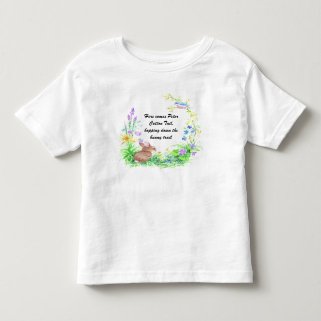 Peter Cotton Tail Toddler T-Shirt (Front)