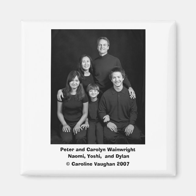 Peter  familiy_W portrait, Peter a... - Customised Magnet (Front)