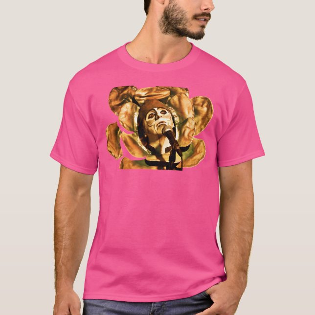 Peter Gabriel Flower Costume T-Shirt (Front)