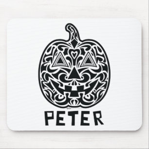 Peter Halloween Sugar Skull Design Mouse Mat