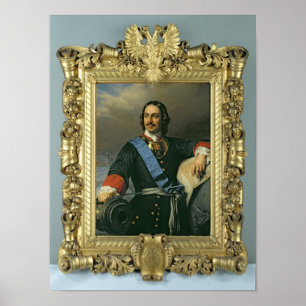Peter I the Great  1838 Poster