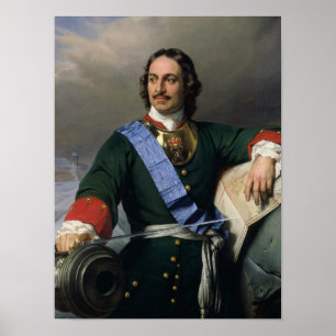 Peter I the Great  1838 Poster