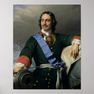 Peter I the Great - Paul Delaroche Poster
