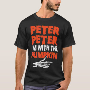 Peter I'm with the Pumpkin Halloween Costume Coupl T-Shirt