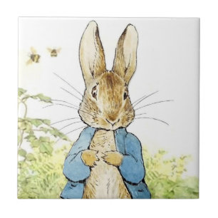 “Peter in the Lettuce Patch” by Beatrix Potter Tile