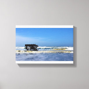 Peter Iredale Shipwreck, Oregon Coast Canvas Print