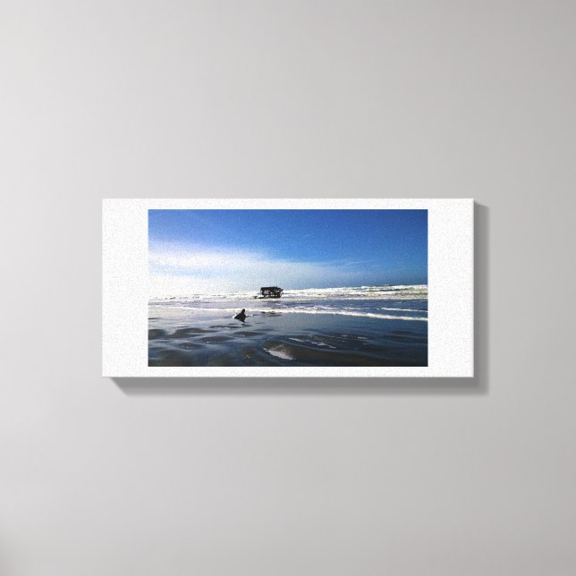 Peter Iredale Shipwreck, Oregon Coast Canvas Print (Front)