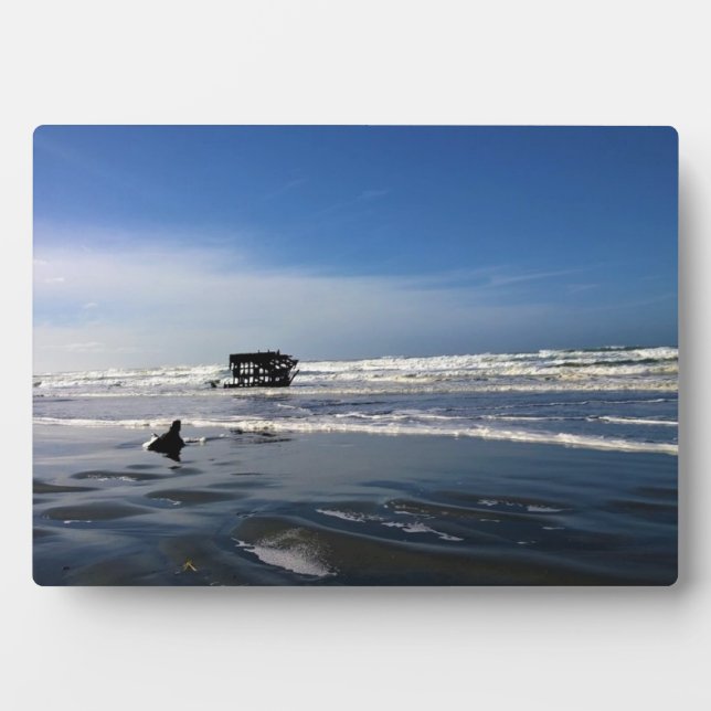 Peter Iredale Shipwreck, Oregon Coast Plaque (Front)