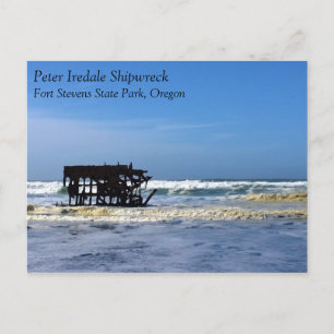 Peter Iredale Shipwreck, Oregon Coast Postcard