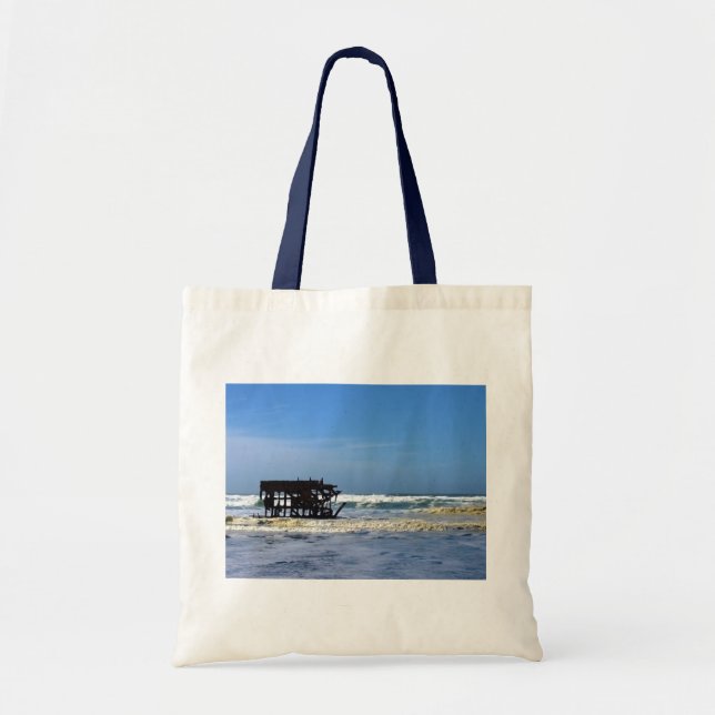 Peter Iredale Shipwreck, Oregon Coast Tote Bag (Front)