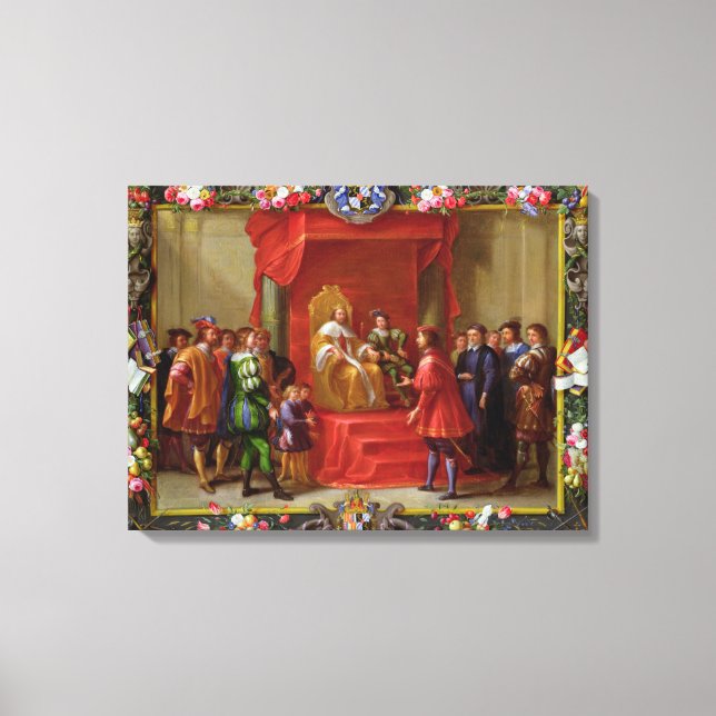 Peter IV, King of Aragon Canvas Print (Front)