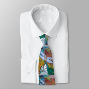"peter max art style" dragonfly tie