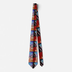 "peter max art style" wall street tie