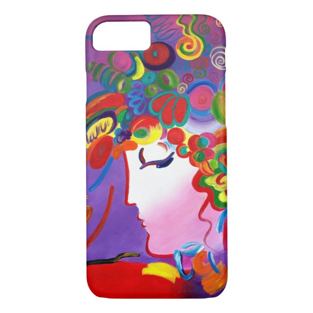 Peter Max Inspired Blushing Beauty Phone 7 Case (Back)