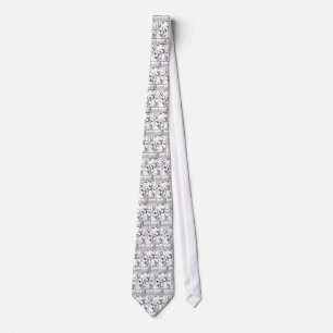 Peter Max style original drawing tie