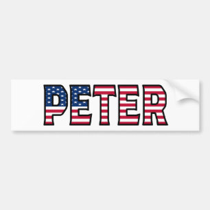 Peter Name Vorname USA Aufkleber Sticker Auto