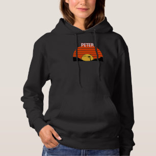 Peter Palm Tree Sunset Retro Vintage Sand Dunes Hoodie