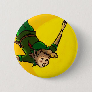 Peter Pan 6 Cm Round Badge