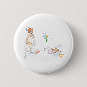 Peter Pan and Wendy 6 Cm Round Badge