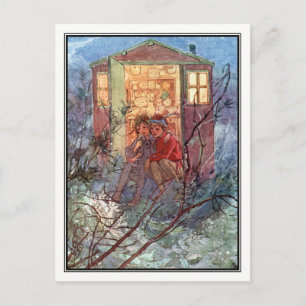 Peter Pan and Wendy by Alice B. Woodward Postcard