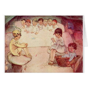 Peter Pan and Wendy Underground with Lost Boys