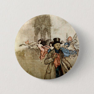 Peter Pan by Arthur Rackham 6 Cm Round Badge