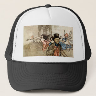 Peter Pan by Arthur Rackham Trucker Hat