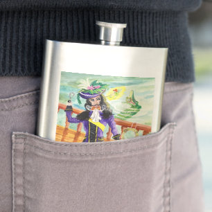 Peter Pan Hip Flask