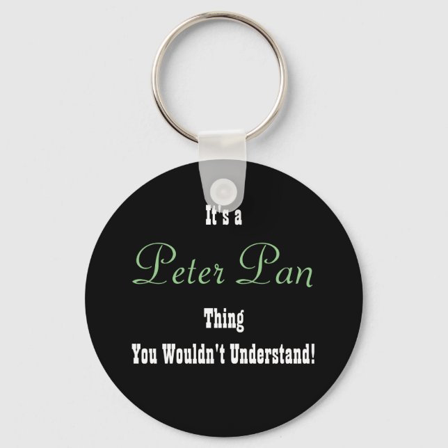 Peter Pan Keychain (Front)